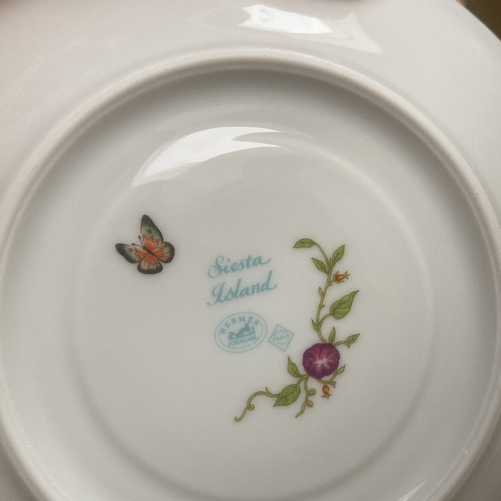 ☘️🎊🍾HP Hermes Siesta Island cup and saucer MULTIPLES AVAILABLE 💕🎈🍾 - Picture 5 of 6